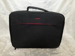 Toshiba Nylon Laptop Case Briefcase Carrying Bag Zip Closure Top Handle